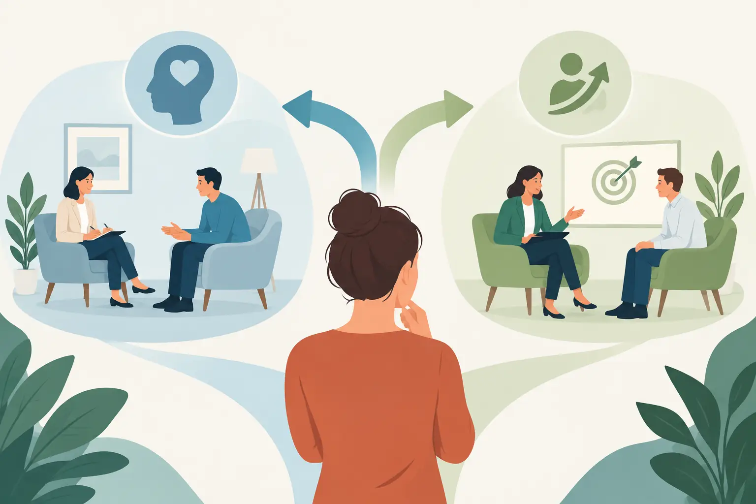 Psychotherapie oder Coaching wählen - was passt?